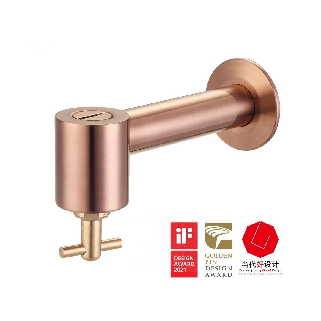 【人水良品卫浴】防疫水栓(玫瑰金)34-082 IF设计奖 台湾制造 - 卫浴用品 - 铜/黄铜 金色
