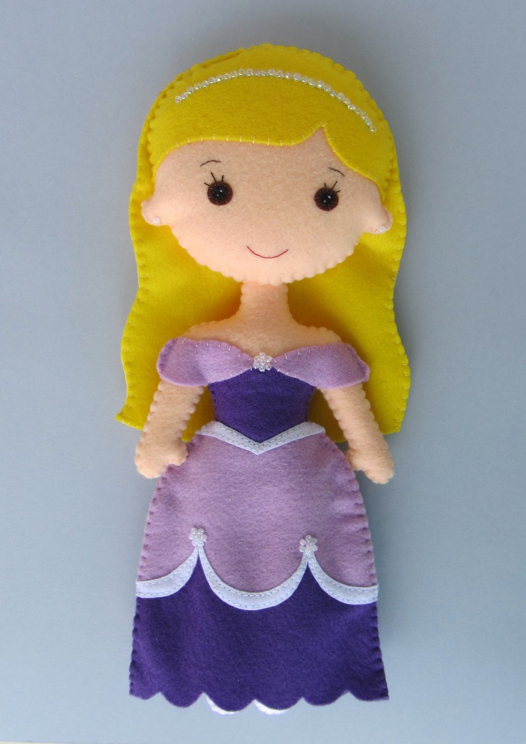 Princess, doll, felt toy - 玩具/玩偶 - 聚酯纤维 多色