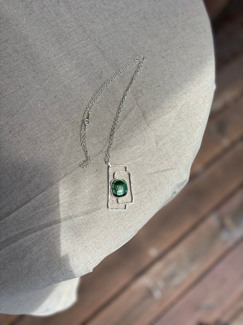 森境琉璃 手工项链 - 项链 - 纯银 