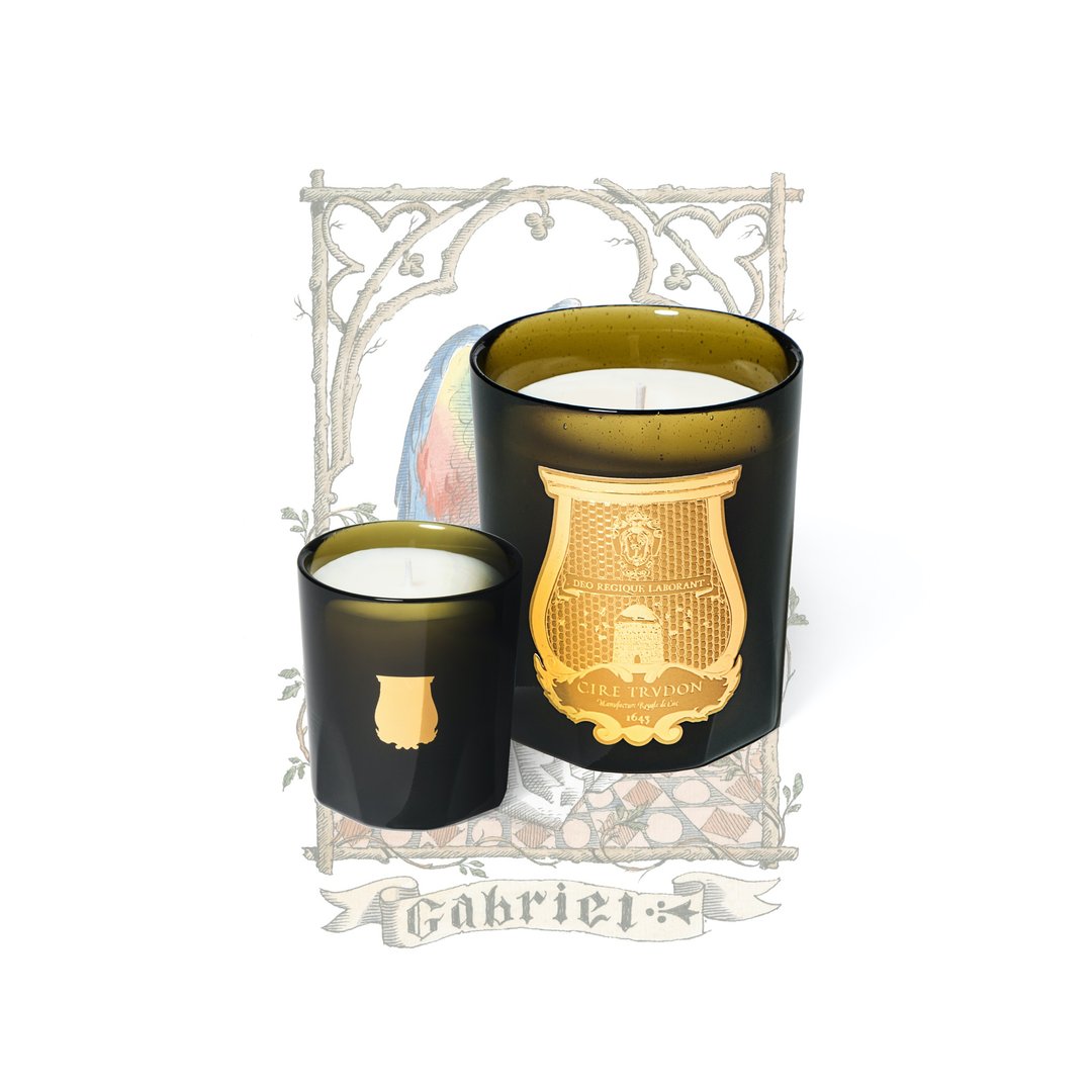 Cire Trudon 羊绒木与栗香香氛蜡烛 - 蜡烛/烛台 - 玻璃 卡其色