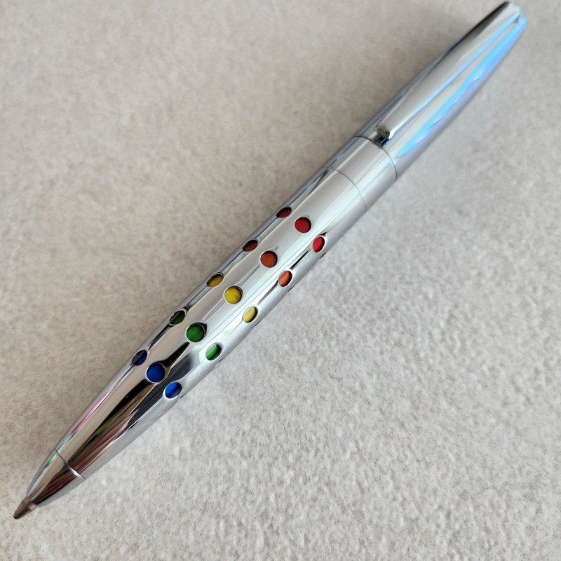 美国 MoMA 彩色圆点笔黄铜金属笔 商务签字黑笔高级黄铜中性笔 - 其他书写用品 - 其他材质 多色