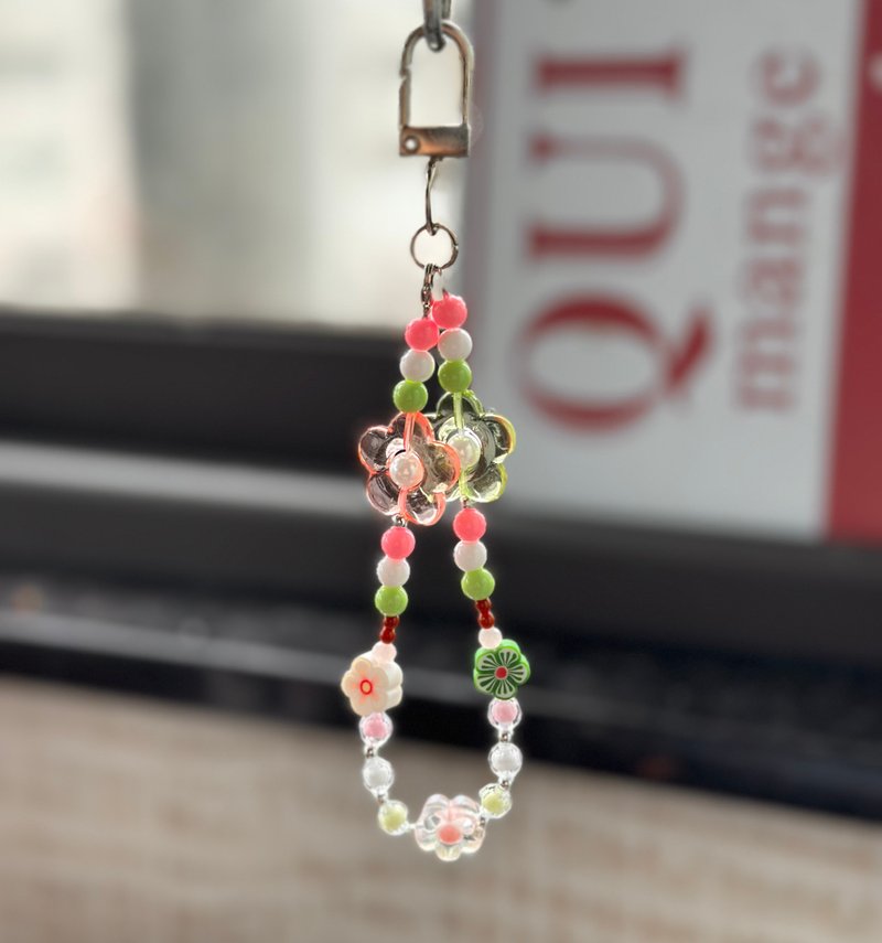 串珠吊饰 日式团子 彩色 - 吊饰 - 塑料 多色