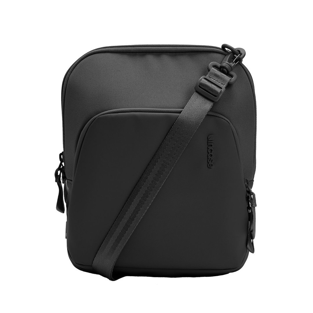 Incase A.R.C. Crossbody Bag PU防水涂层 斜背包 (黑) - 侧背包/斜挎包 - 聚酯纤维 黑色