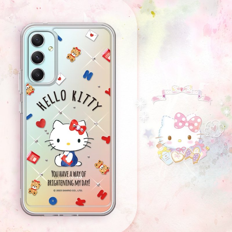 A15/A25/A26/A34/A35/A36/A55/A56 5G 防震双料水晶壳-小熊凯蒂 - 手机壳/手机套 - 其他材质 多色