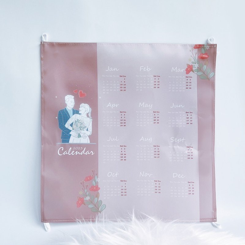 定制似颜绘 | 人像画 宠物 挂饰年历 婚礼装饰 派对布旗 - 海报/装饰画/版画 - 棉．麻 白色