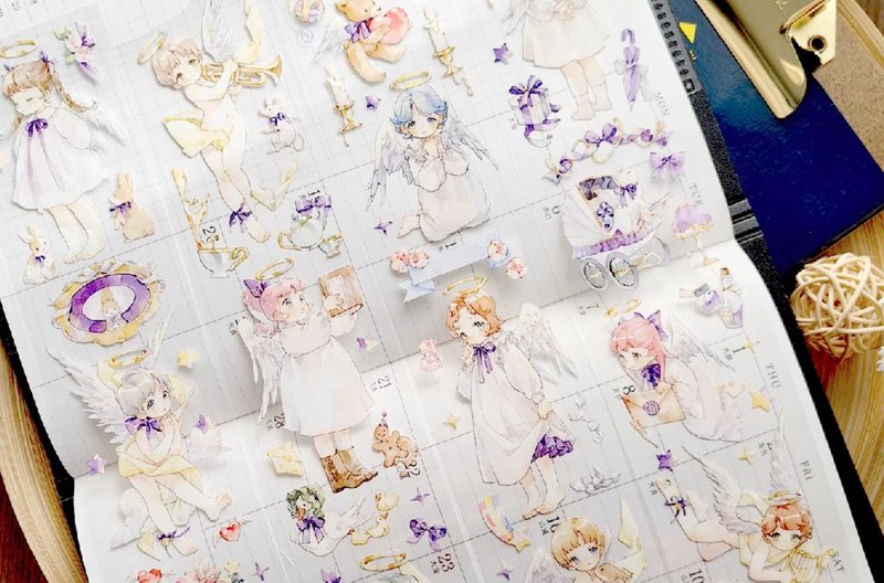 微糖天使 PET 纸胶带 10米卷 - 纸胶带 - 其他材质 