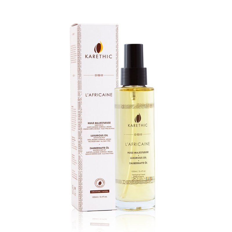 Karethic卡罗琳 皇家顶级保湿润肤油 100ml - 精华液/安瓶 - 玻璃 