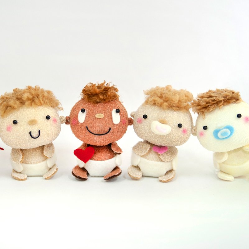 【独家手作】宝宝看世界 单入 含透明包装球 DIY材料包 圣诞礼物 - 其他 - 其他材质 白色