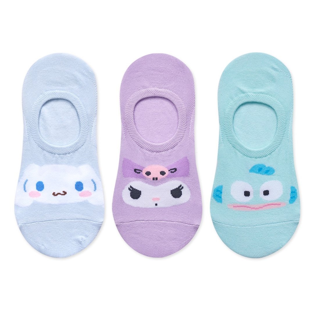 【ONEDER】Sanrio 三丽鸥隐形止滑套版袜 人鱼汉顿 酷洛米 大耳狗 - 袜子 - 其他材质 