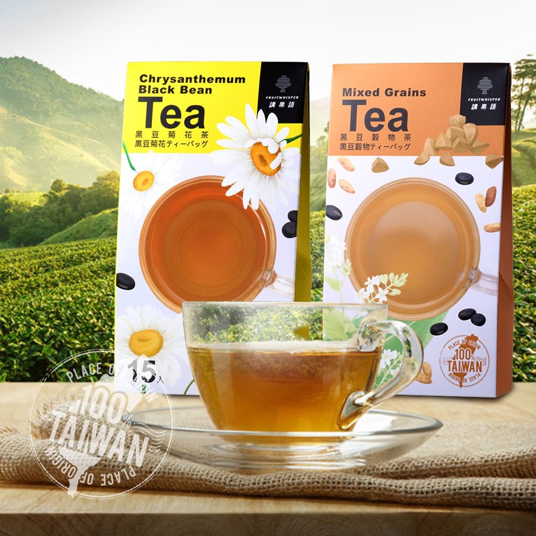 常温【讲果语】机能茶任选2件79折-黑豆菊花茶、黑豆谷物茶 - 茶 - 其他材质 