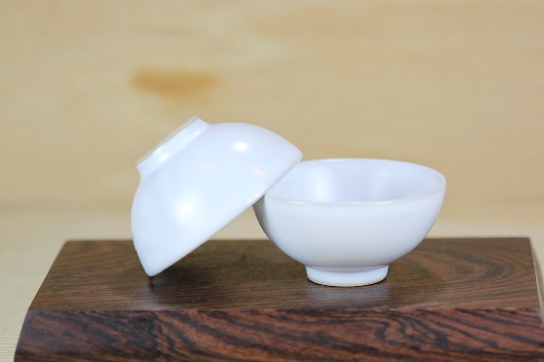 【沐春生活】60ml 乳白 无光釉 圆满茶杯 莺歌名家叶敏祥作品 - 茶具/茶杯 - 瓷 