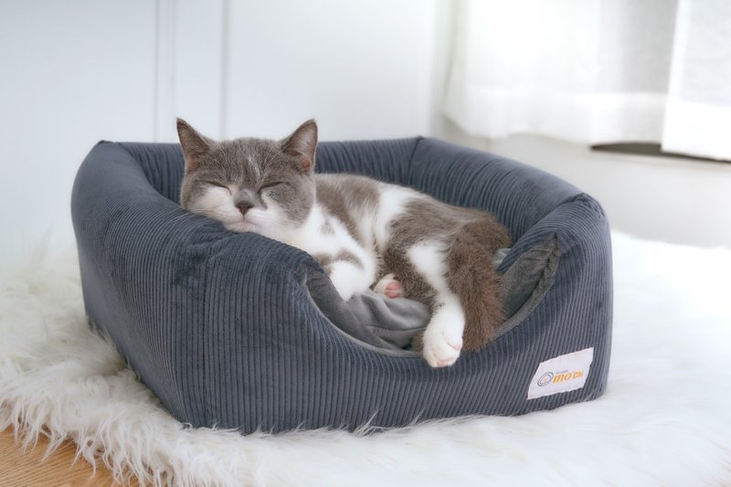 Mochi日本设计精致宠物窝_猫狗_双功能、轻奢丝绒3色可 - 床垫/笼子 - 其他人造纤维 多色