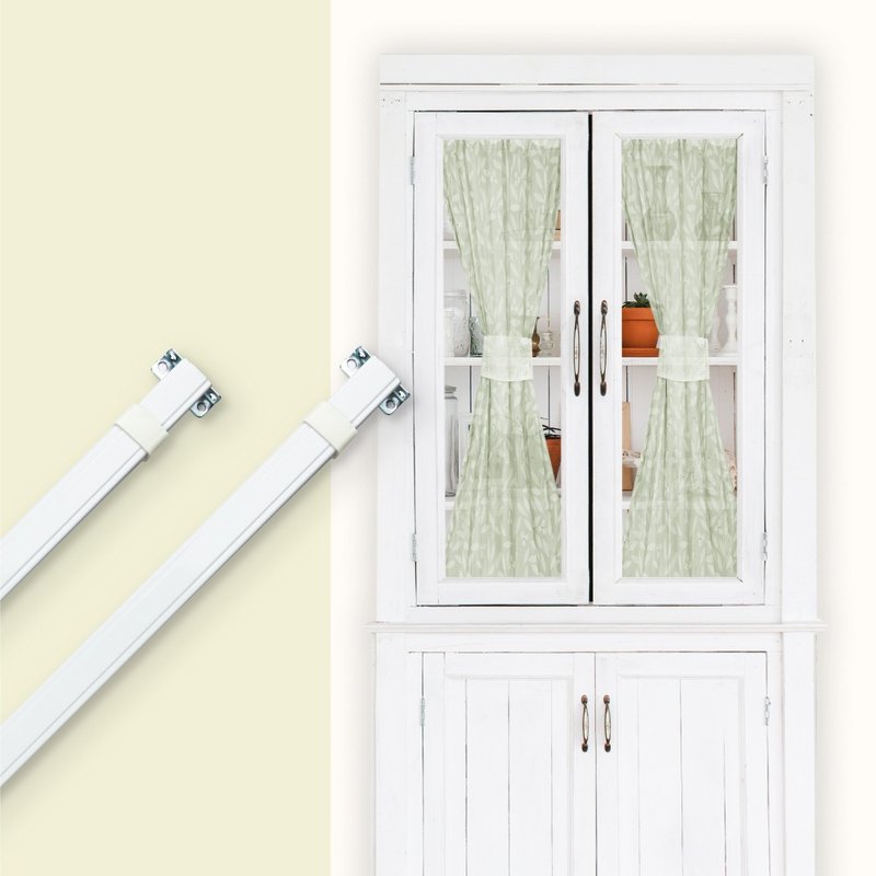 捷安家饰Home Desyne│MIT│方杆│单层│伸缩杆│二入组│51-91c - 门帘/门牌 - 其他金属 白色