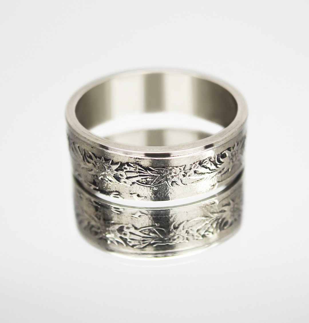 Austria Coin Ring 1000 crowns 1924 coin rings for men coin rings for women - 戒指 - 其他金属 