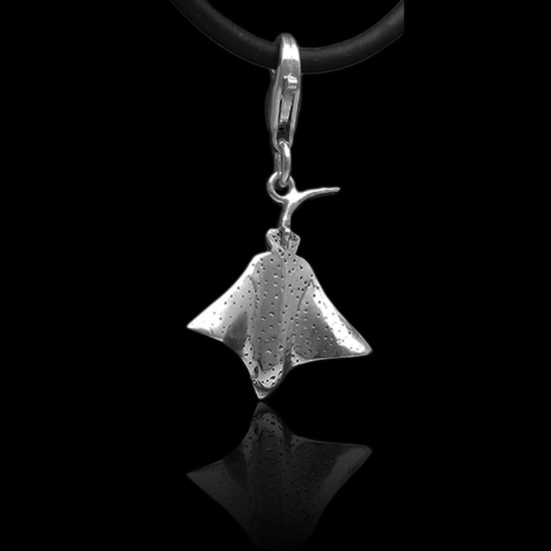 Eagle Ray Silver Charm - 项链 - 纯银 