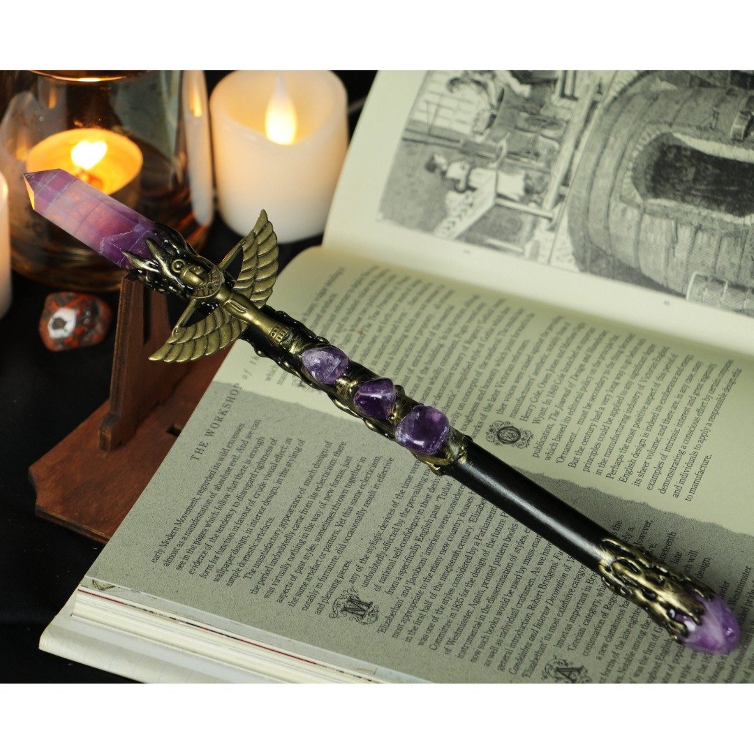【魔法系列】双头水晶魔法仗/情人节/神秘/礼品/毕业季/生日 - 其他 - 水晶 多色
