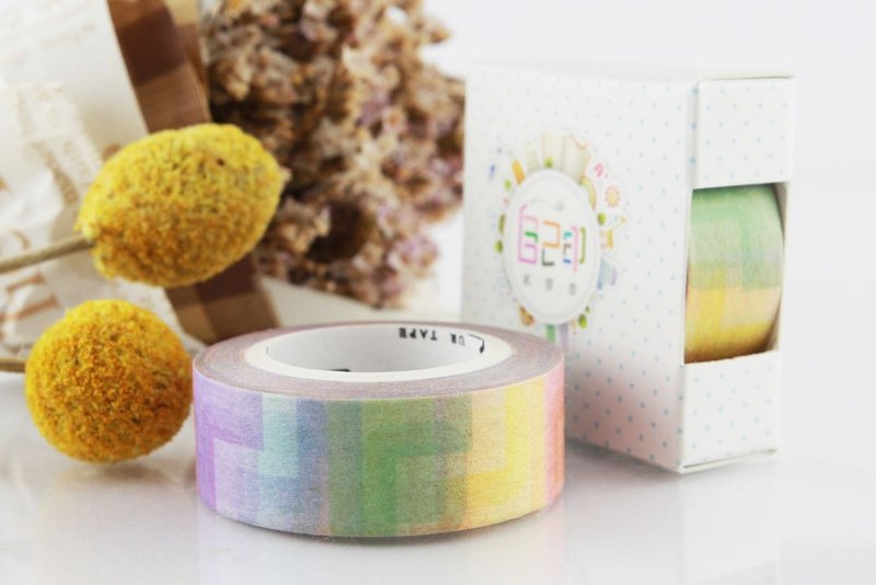 Colorful Cubes-2 / by TAYA - 纸胶带 - 纸 多色