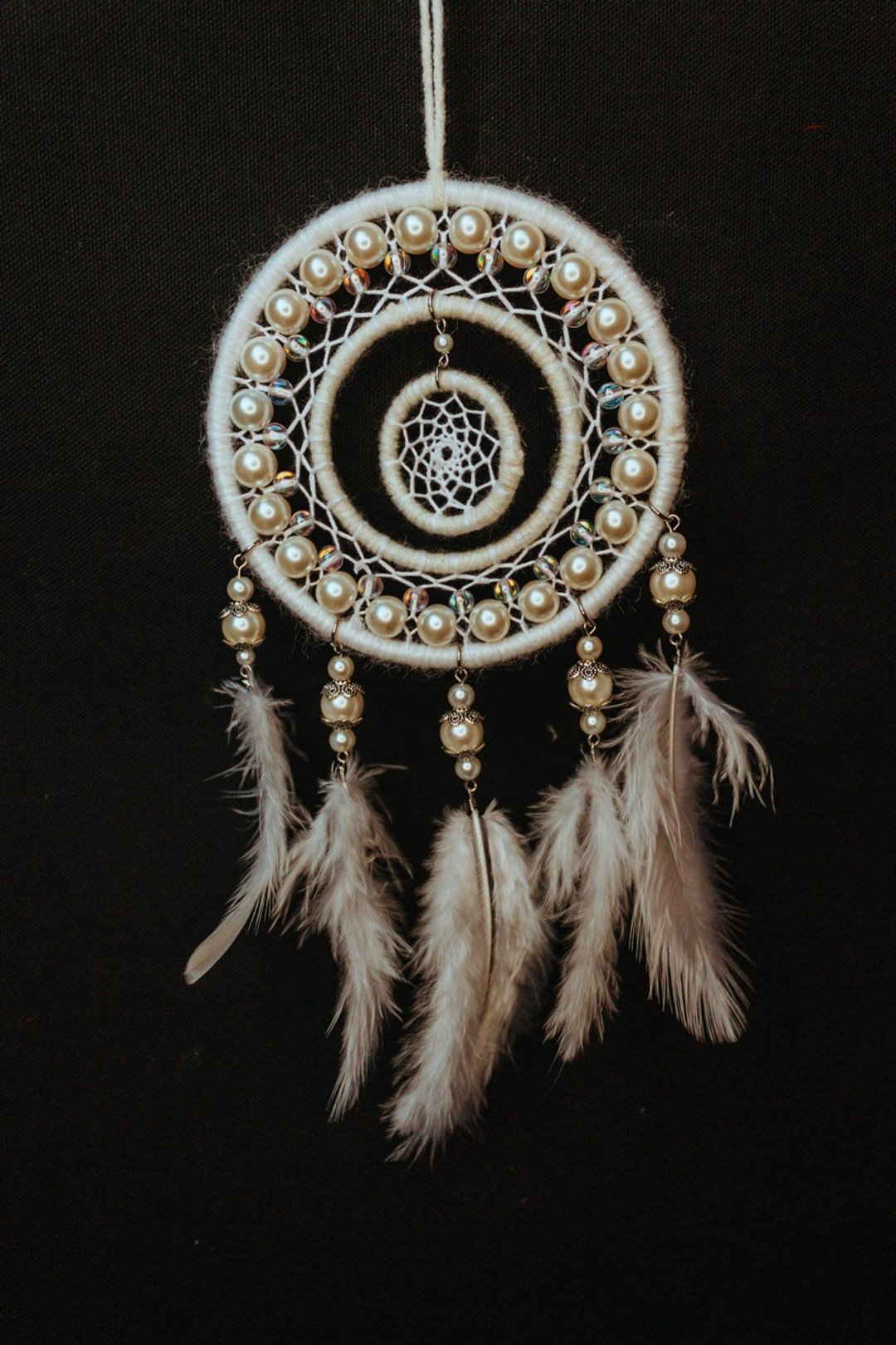 纯手工捕梦网 Handmade Dreamcatcher－【白色的梦】 - 摆饰 - 其他材质 白色