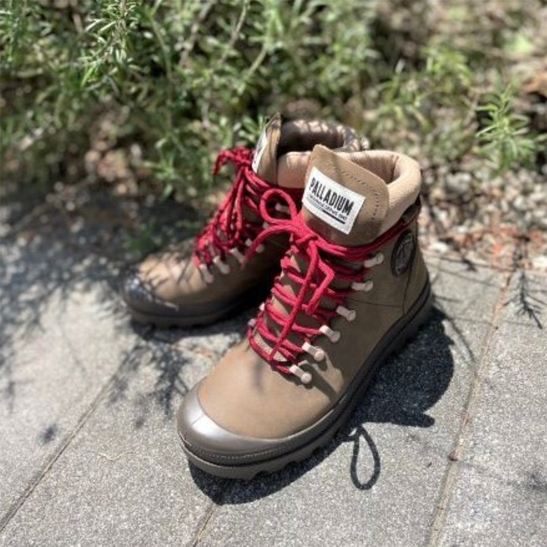 PALLADIUM LEGION HIKER 涂油皮革高筒靴 77954 - 女款休闲鞋 - 真皮 多色