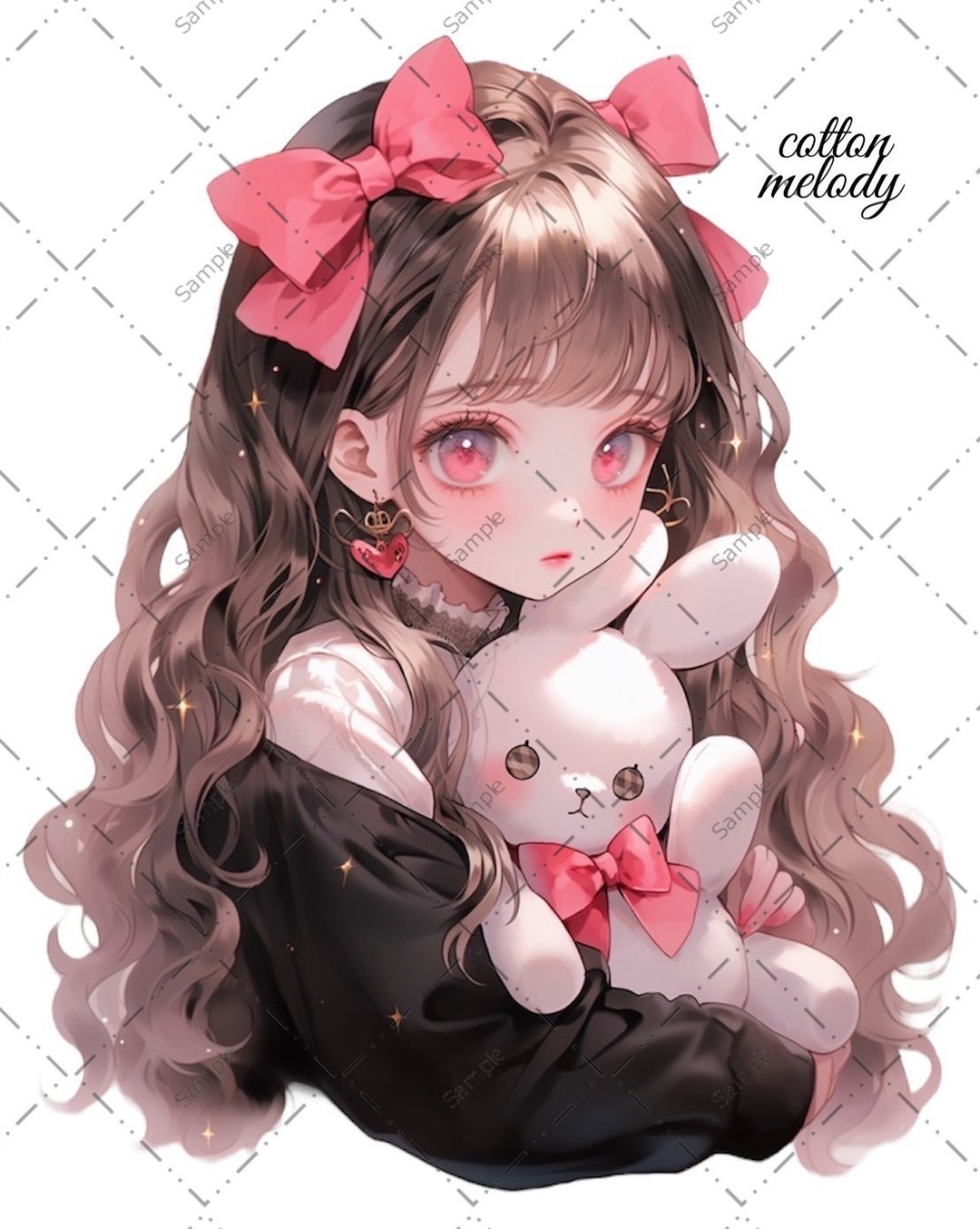 原创贴纸 no.163 人物贴纸 原创贴纸 人物贴纸 女孩贴纸 原创人物贴纸 - 贴纸 - 纸 