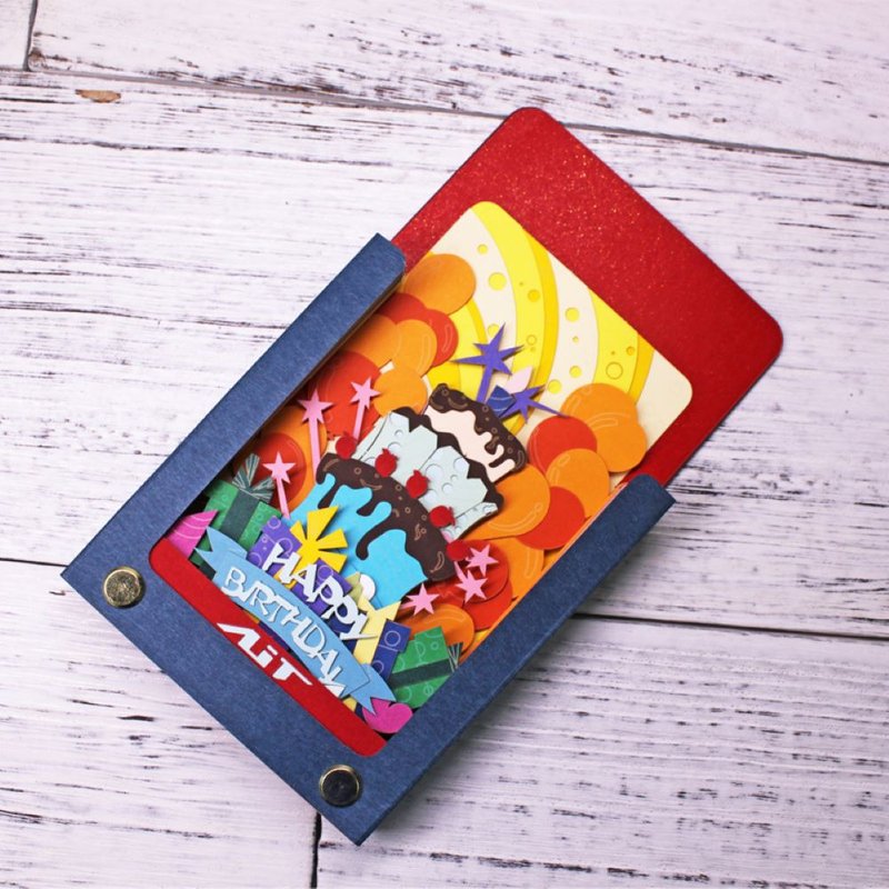 超质感手撕立体便条纸_记事本功能-生日就是要快乐_红色交换礼物 - 笔记本/手帐 - 纸 红色