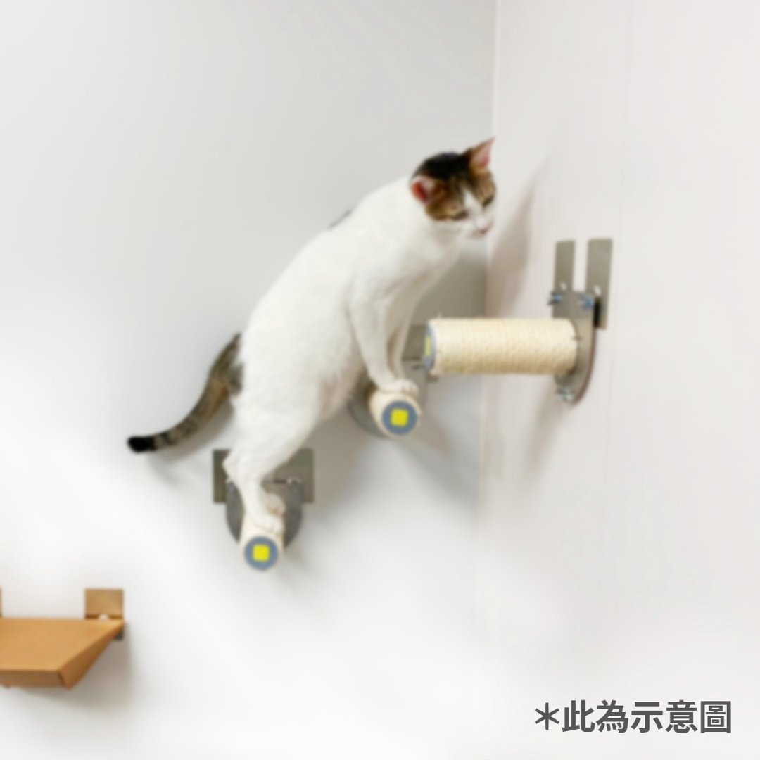 猫柱短阶梯 15cm(福利品不可退换货) - 抓板/跳台 - 其他材质 咖啡色