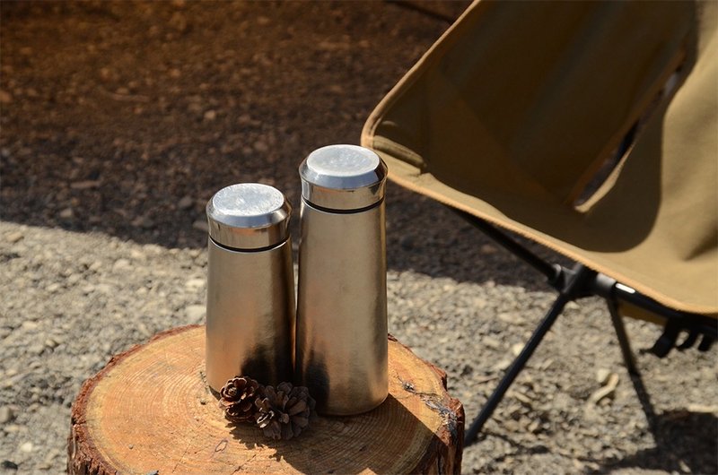 【Refine】纯钛晶矿保温杯 - 保温瓶/保温杯 - 其他金属 银色