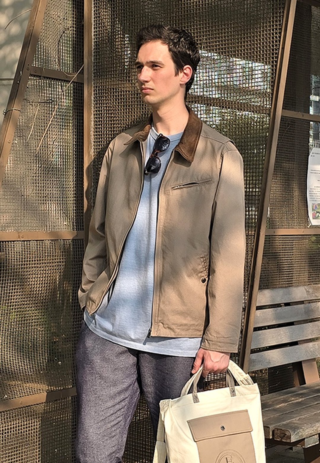 EastPole 男装经典简约休闲时尚夹克外套 - 男装外套 - 棉 
