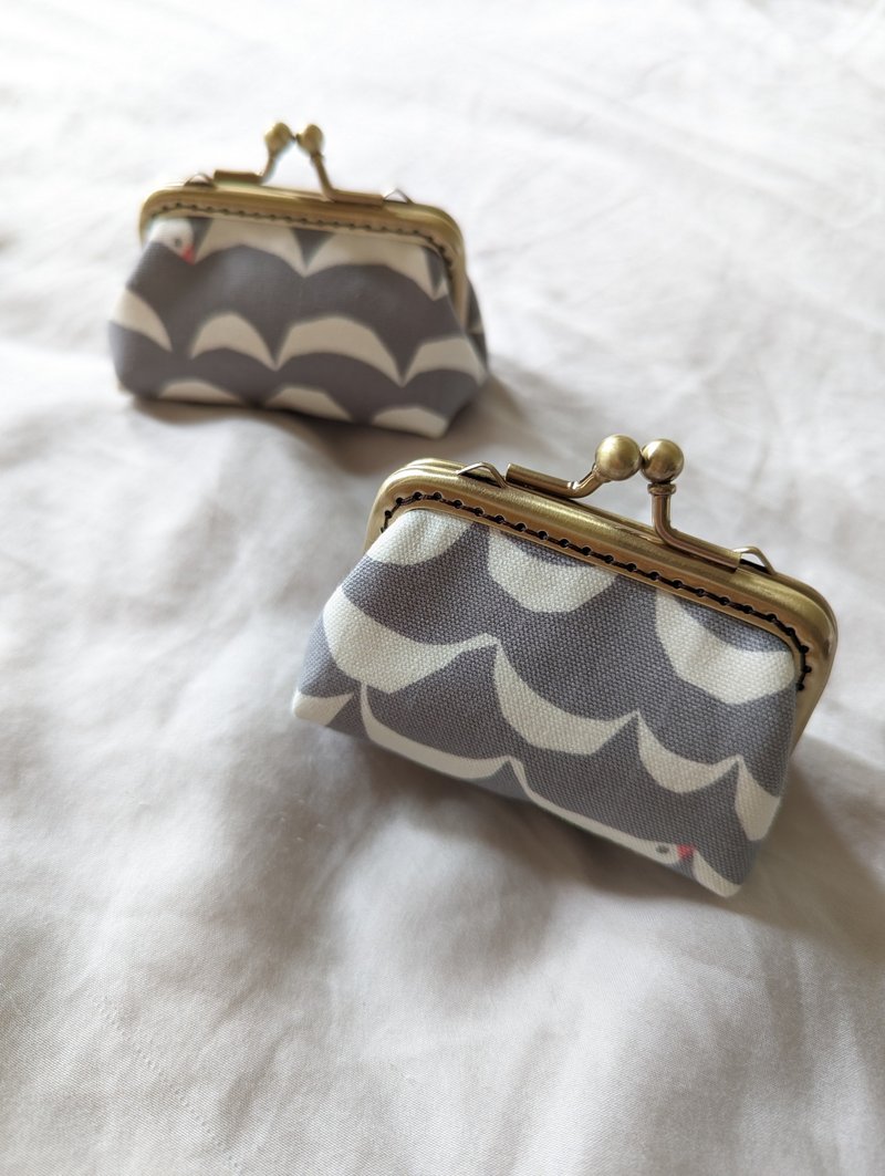 口金立体钱包/ 硬币零钱包/口金包 - 零钱包 - 棉．麻 