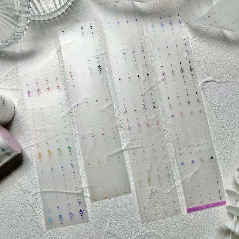 彩色水滴纸胶带 - 贴纸 - 其他材质 多色