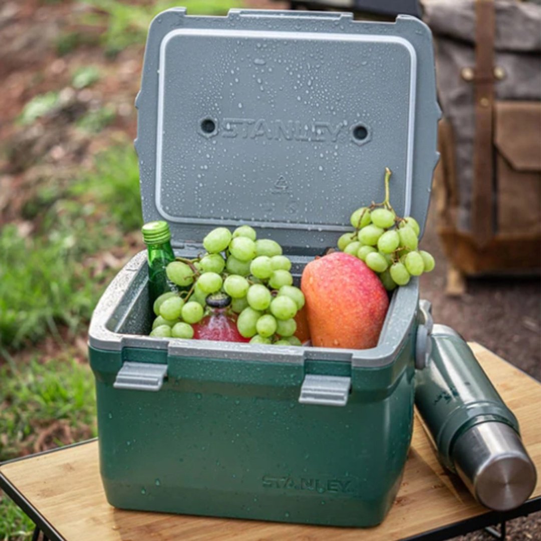 STANLEY 冒险系列 Coolers 户外冰桶 15.1L/锤纹绿 - 其他 - 其他材质 