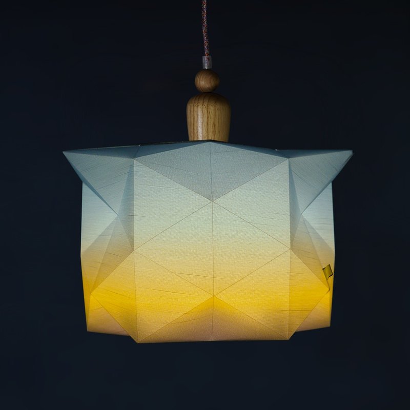 deLight 丝料灯具 9 / 木吊灯  /  手工折艺 / 得奖产品 - 灯具/灯饰 - 丝．绢 