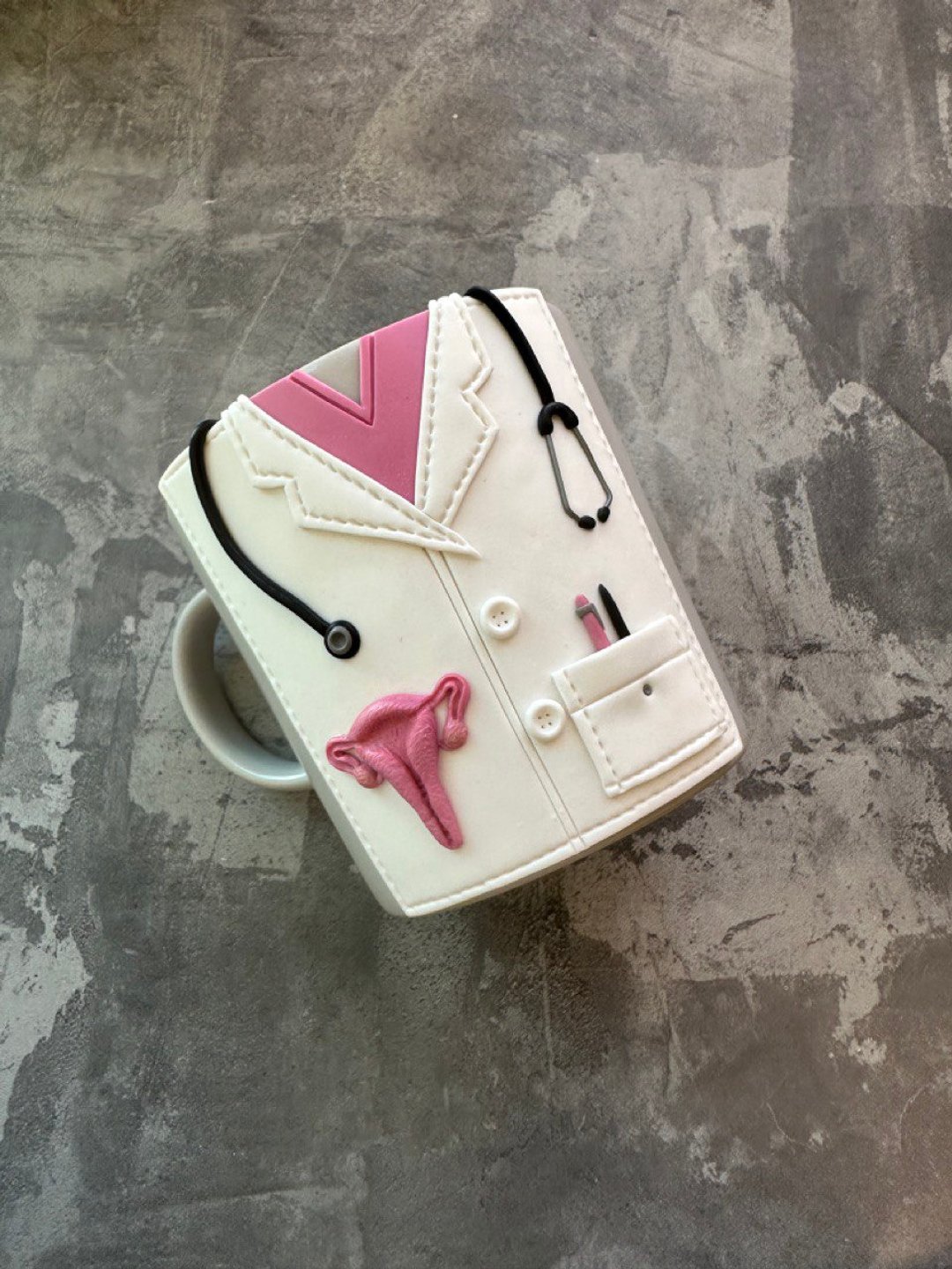 Gynecologist gift, Gynecologist Mug, Doctor Graduate Gift - 咖啡杯/马克杯 - 玻璃 白色