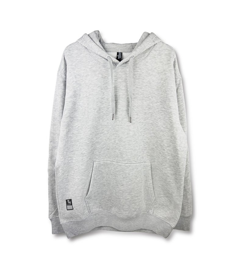 Best Tag 柔感抗寒连帽T / 麻灰 SS23 - 中性连帽卫衣/T 恤 - 棉．麻 灰色