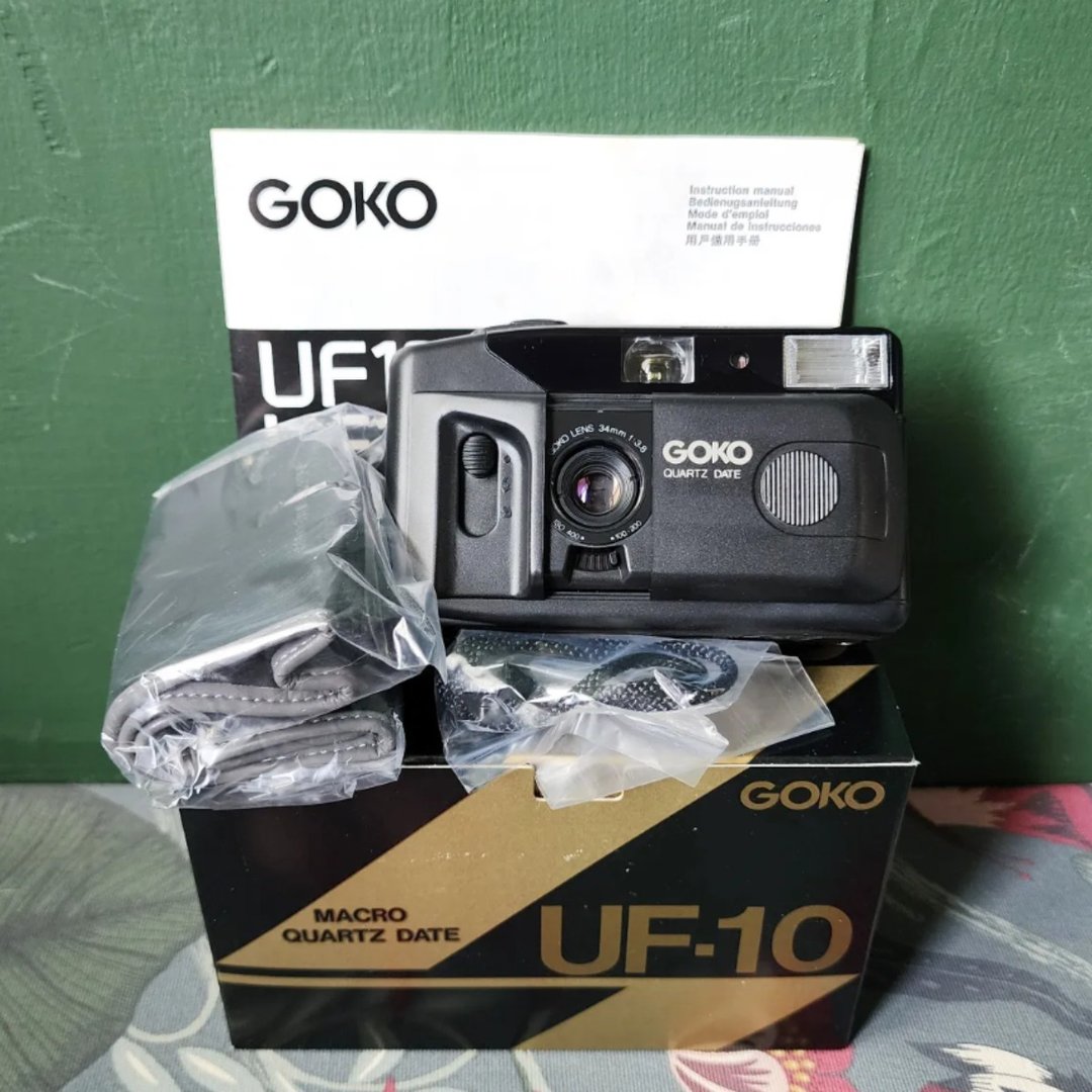 专业相机店 库存新品 GOKO UF-10 底片 傻瓜相机 (保固 30 天) - 相机 - 其他金属 黑色
