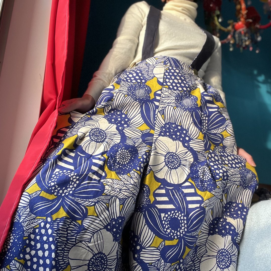 复古活泼的春季宽版长裤 - 女装长裤 - 棉 多色