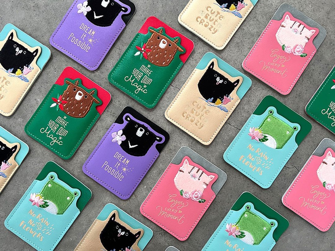 Taiwanimal 湾A麻吉_手机背贴卡套 - 证件套/卡套 - 其他材质 多色
