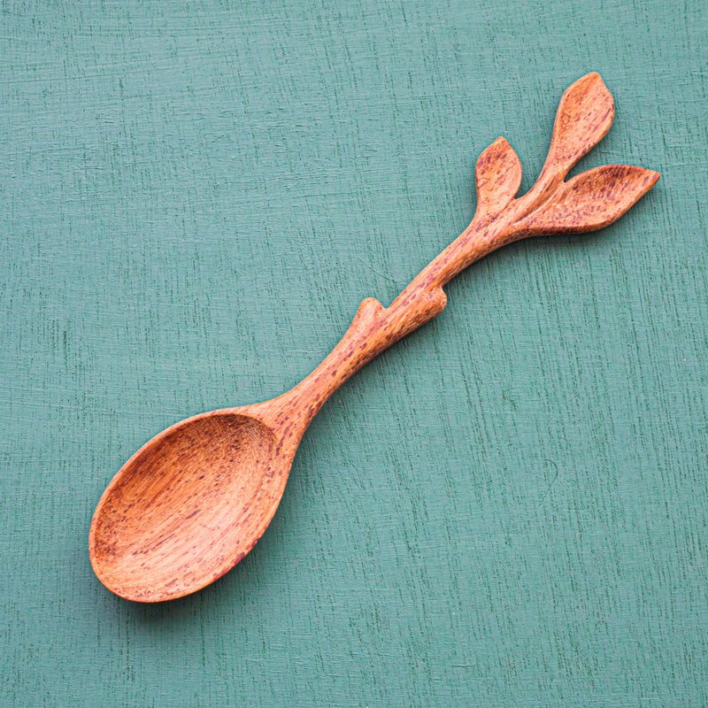 plant wooden spoon / twig - 餐刀/叉/匙组合 - 木头 