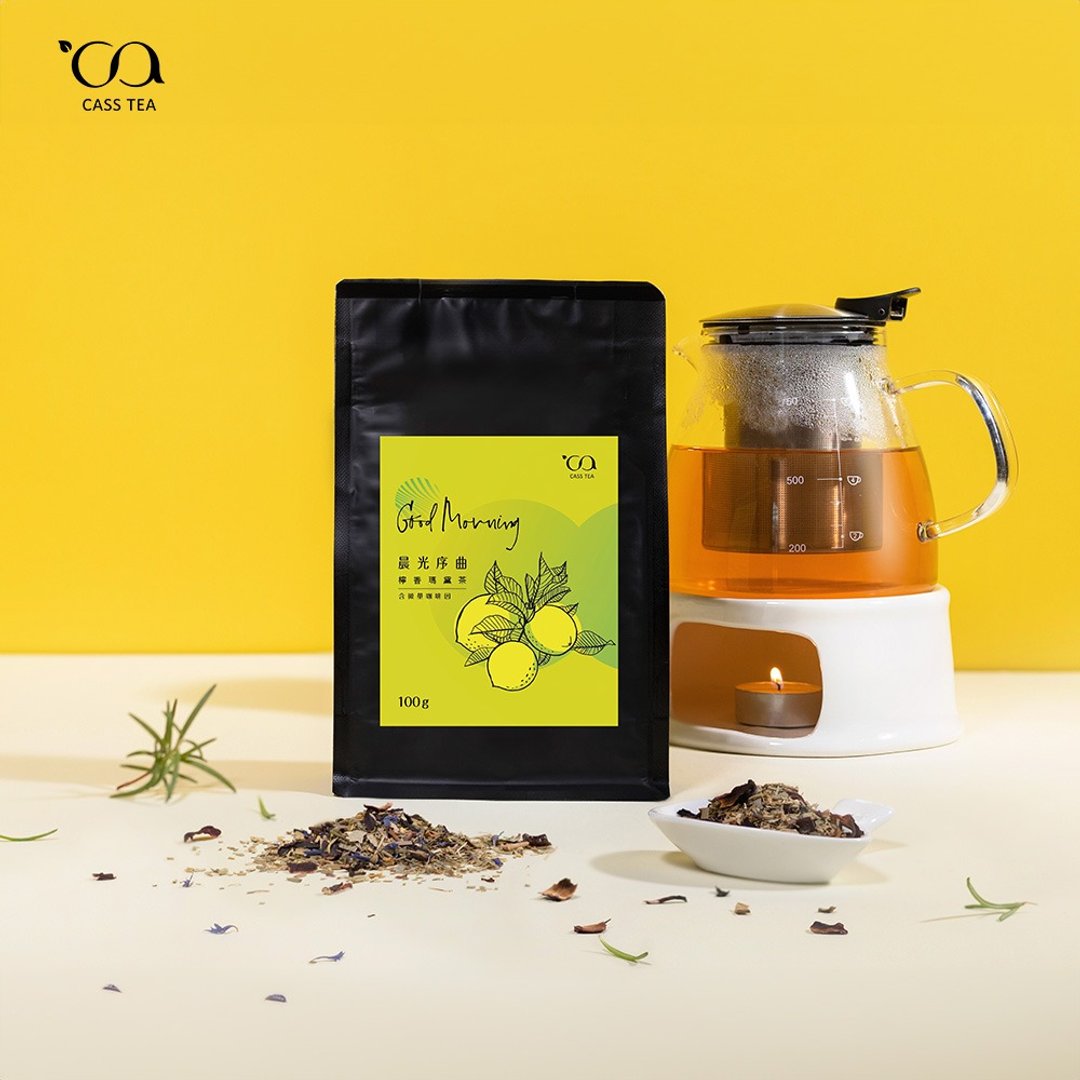 【User Bag 原叶散茶】CASS TEA 晨光序曲 柠香玛黛茶 100g - 茶 - 其他材质 黄色