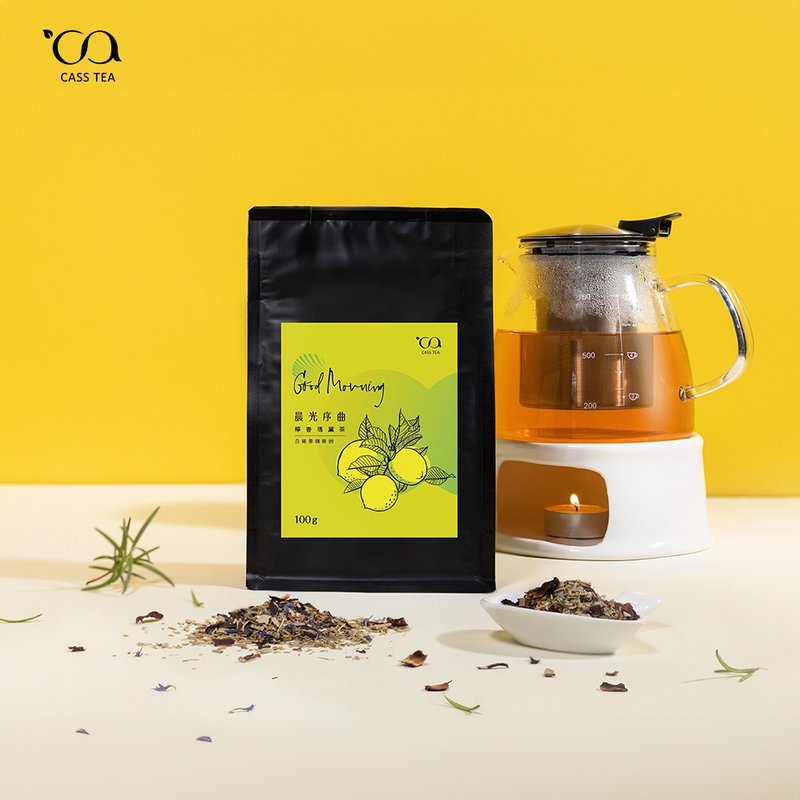 【User Bag 原叶散茶】CASS TEA 晨光序曲 柠香玛黛茶 100g - 茶 - 其他材质 黄色