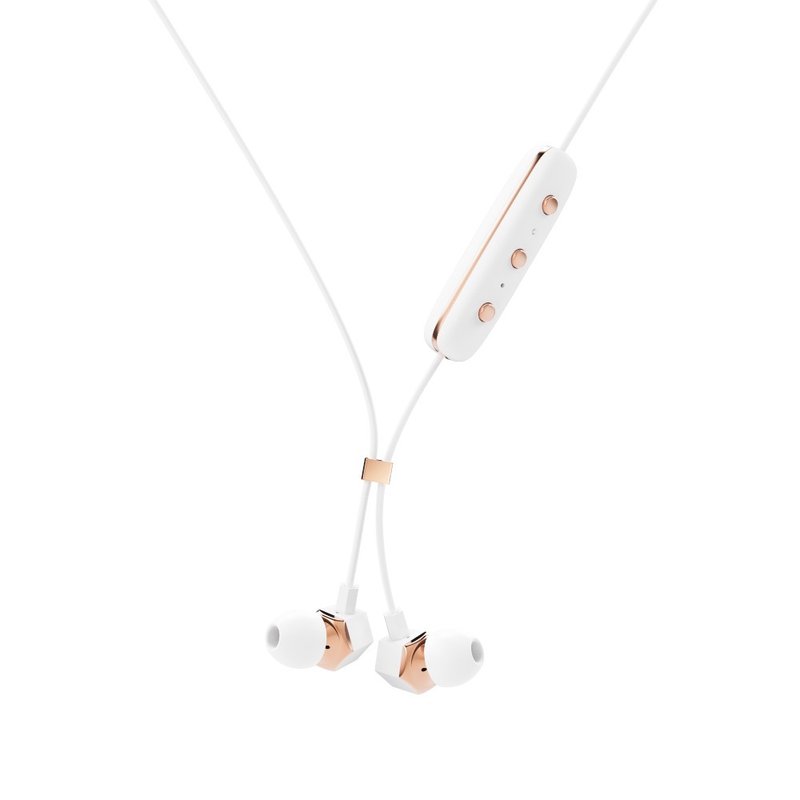 HAPPY PLUGS EAR PIECE 蓝牙坠饰耳道式耳机-白 - 耳机 - 塑料 白色