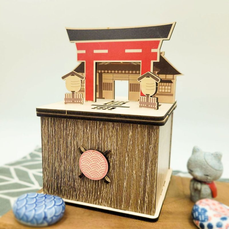 迷你置物盒-祈福神社 - 木工/竹艺/纸艺 - 木头 