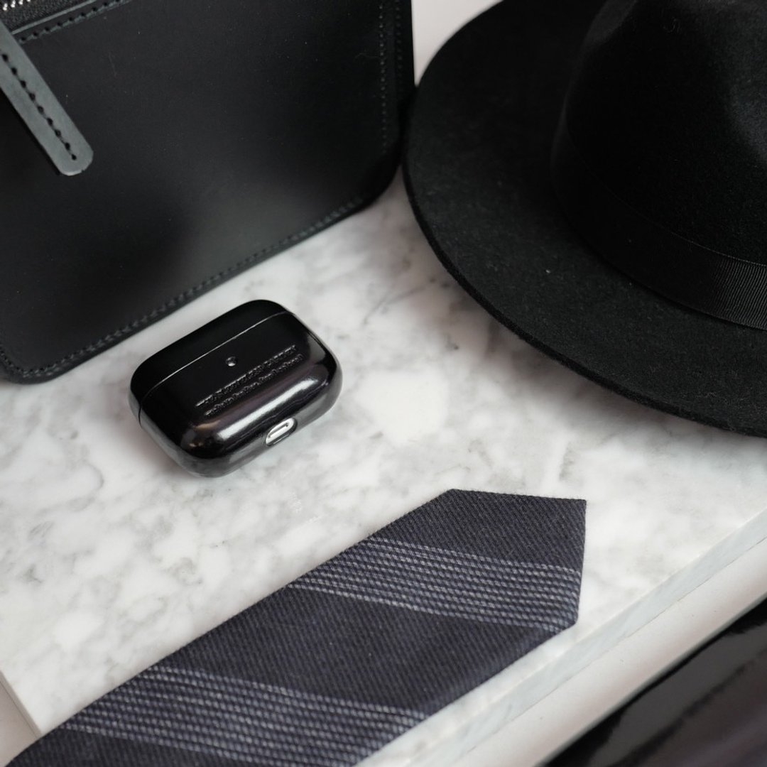 AirPods Pro leather case - 手机壳/手机套 - 真皮 黑色