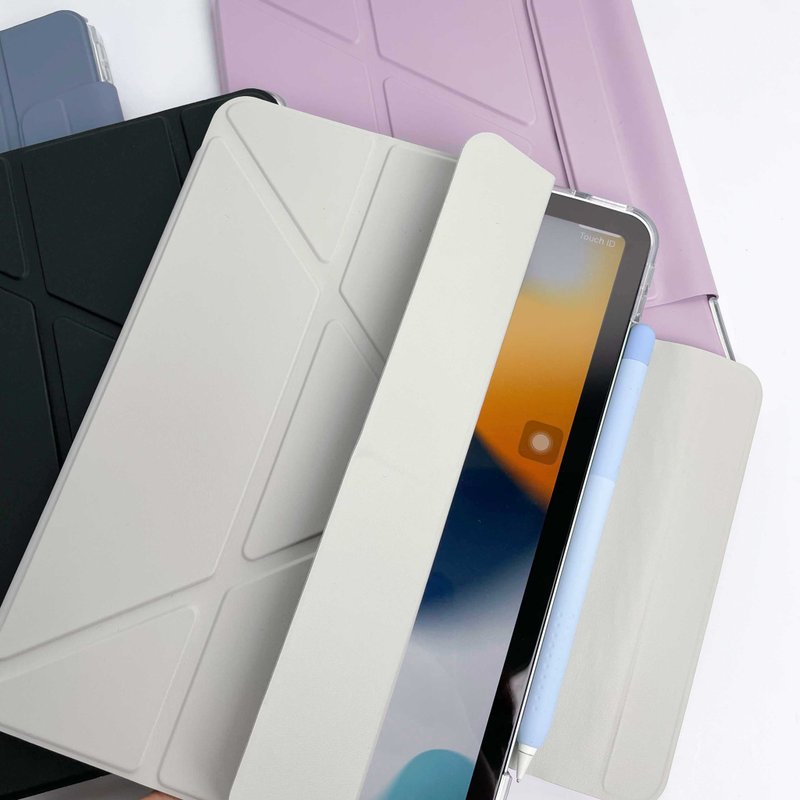 iPad平板保护套 Flip 翻折系列【素色】右侧镂空搭扣(可搭笔套) - 平板/电脑保护壳 - 其他材质 多色