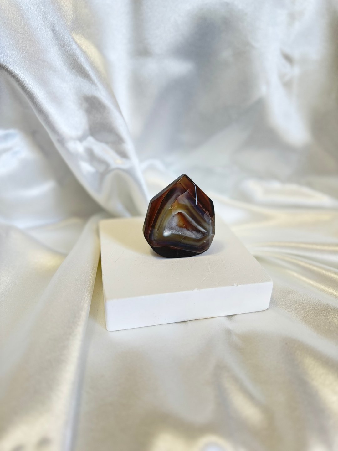 墨西哥 砂糖洞玛瑙晶柱 - 摆饰 - 水晶 多色