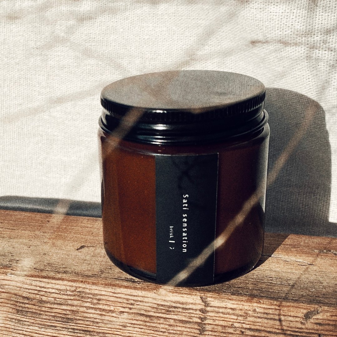 大豆蜡烛 l No.04 brisk冫l 100g l 植物精油 - 蜡烛/烛台 - 精油 