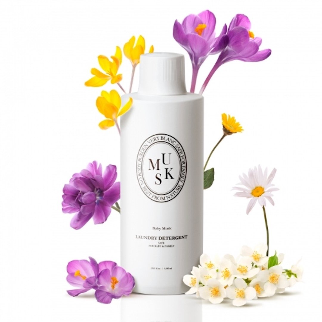 韩国 VERTBLANC 宝宝天然衣物清洁液-白色麝香 (1000ml) - 衣物清洁 - 其他材质 白色