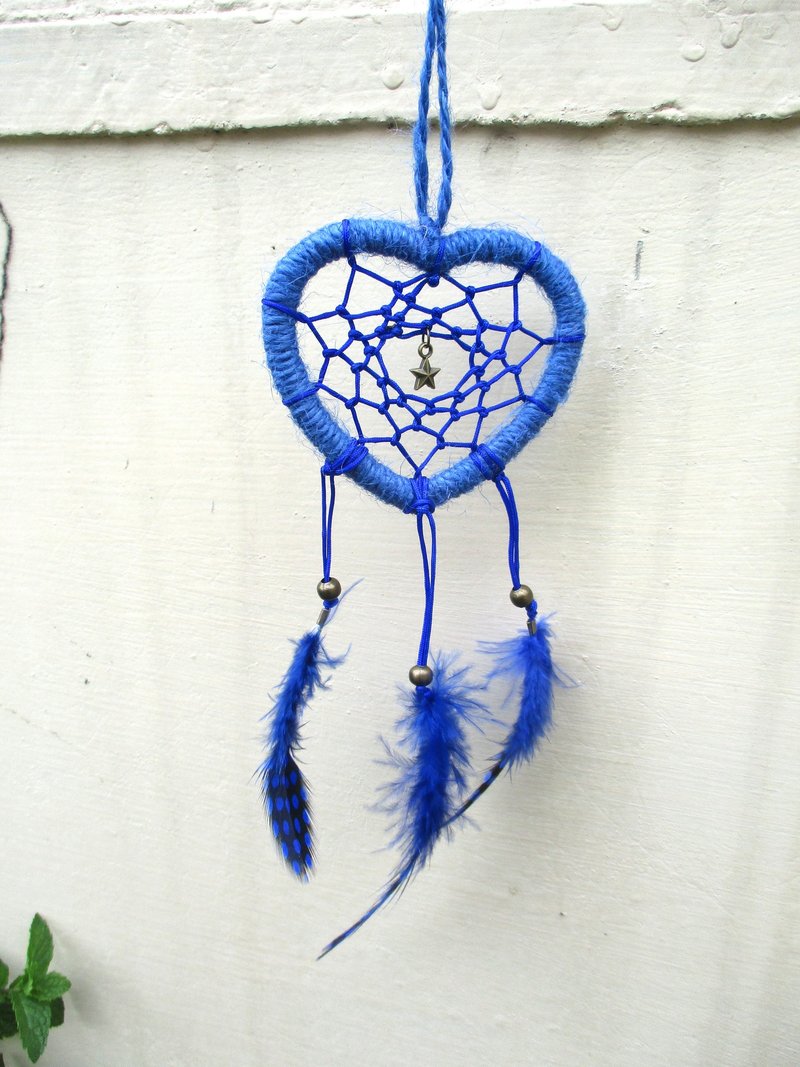 小风筝-心捕梦网-宝蓝7.5厘米 - 其他 - 棉．麻 蓝色