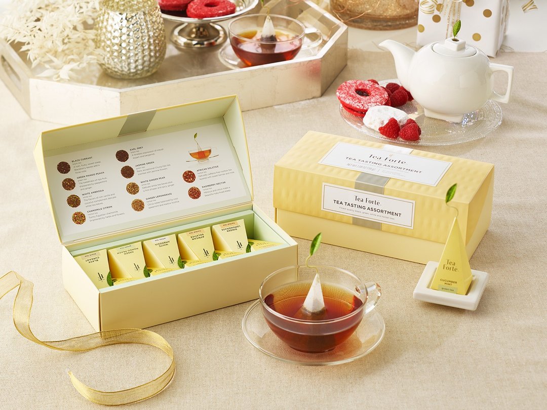Tea Forte 20入金字塔型丝质茶包礼盒 - 飨茶集锦 - 茶 - 新鲜食材 