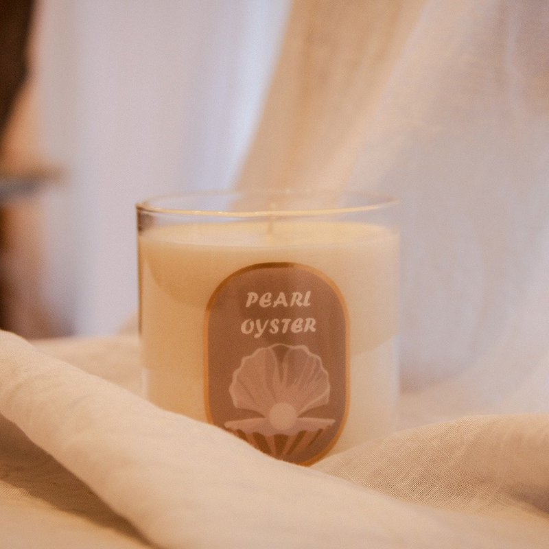 【韩国 PRAY】釜山严选蜡烛-白色眼泪 /480g - 蜡烛/烛台 - 玻璃 白色